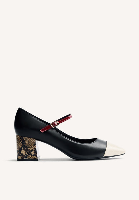 ZAPATOS MARY-JANE CONTRASTES OKLEE