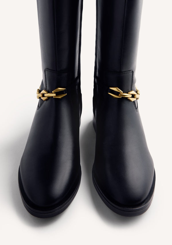 BOTAS PIEL CADENA AGRAM