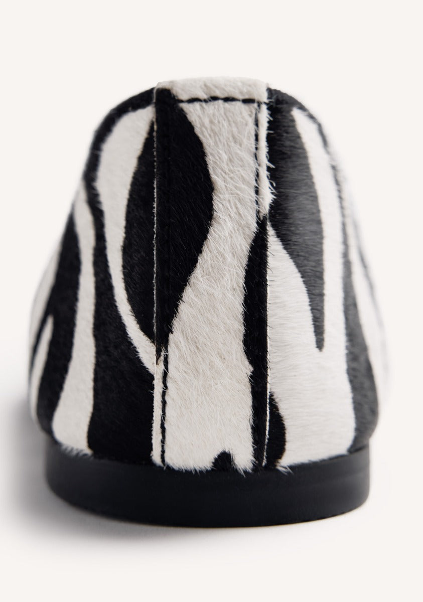 BALLERINA PELLE STAMPA ANIMALE CHOKIO