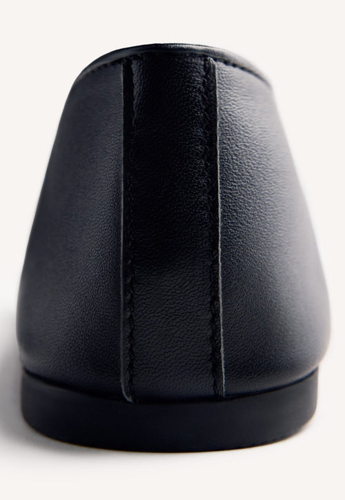 STUDDED LEATHER BALLET FLATS GONVICK