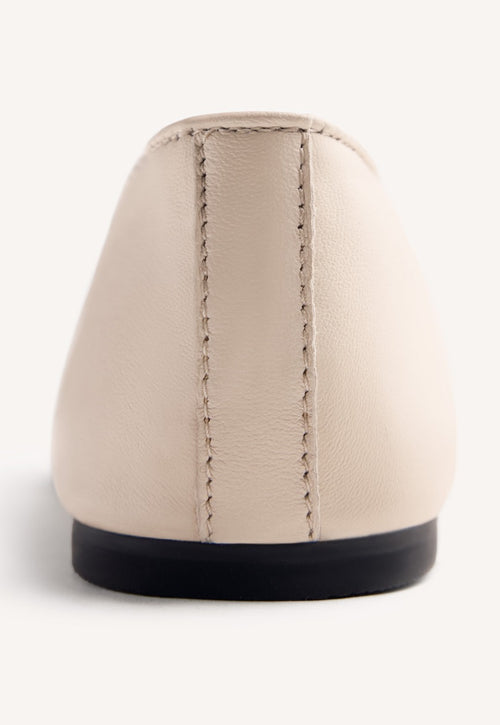 STUDDED LEATHER BALLET FLATS GONVICK