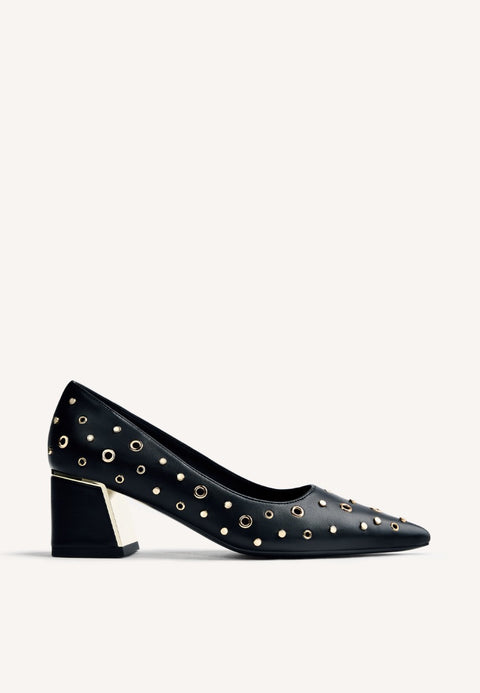 ZAPATOS TACÓN TACHAS Y OLLADOS HIBBING