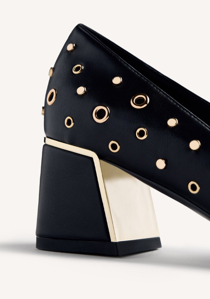 ZAPATOS TACÓN TACHAS Y OLLADOS HIBBING