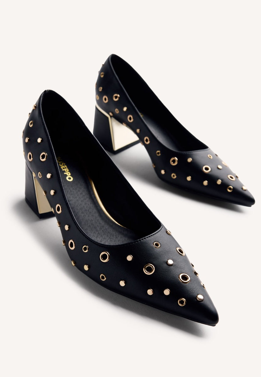 ZAPATOS TACÓN TACHAS Y OLLADOS HIBBING