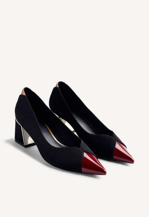 CONTRASTS HEELED SHOES CORCORAN