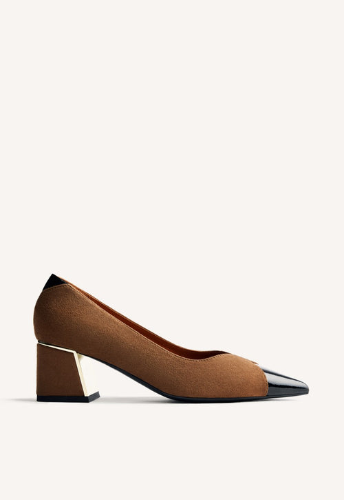 CONTRASTS HEELED SHOES CORCORAN