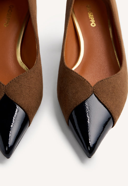 CONTRASTS HEELED SHOES CORCORAN