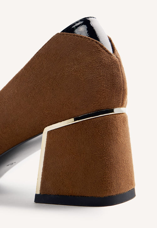 CONTRASTS HEELED SHOES CORCORAN