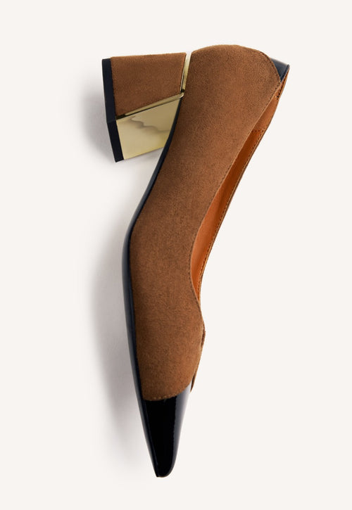 CONTRASTS HEELED SHOES CORCORAN