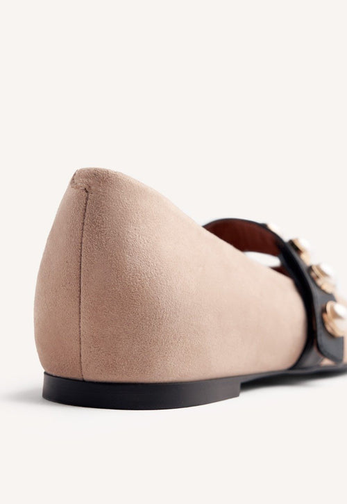 WEDGE PEARL BALLET FLATS GALIEN