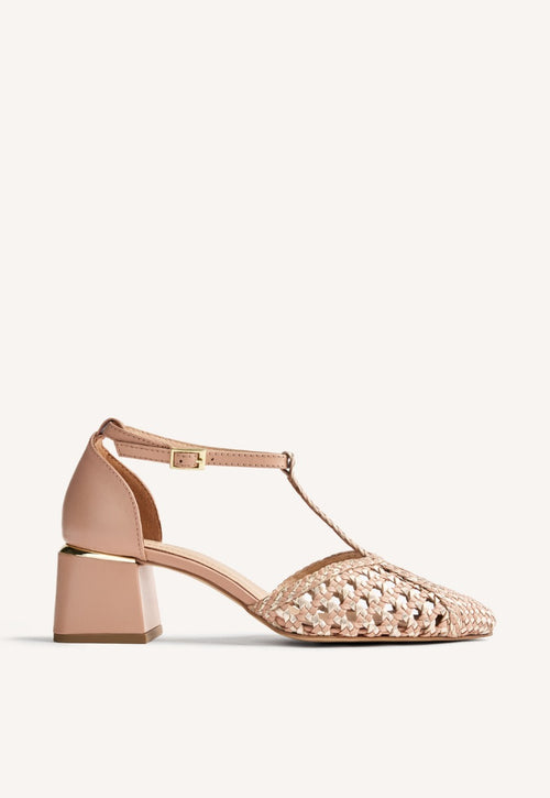 ZAPATOS TACÓN PIEL TRENZADA BOYNE