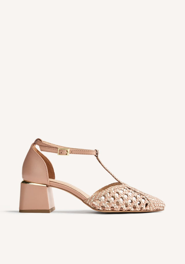 ZAPATOS TACÓN PIEL TRENZADA BOYNE