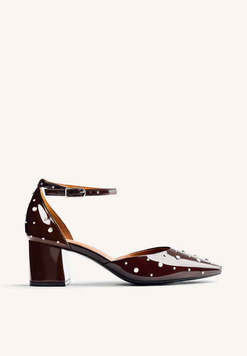 ZAPATOS MARY-JANE EFECTO CHAROL TACHAS KINBRAE