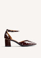 PATENT LEATHER EFFECT STUDDED MARY-JANES KINBRAE