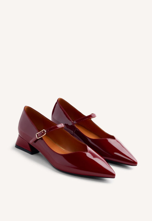 PATENT LEATHER EFFECT MARY-JANES WISHAW