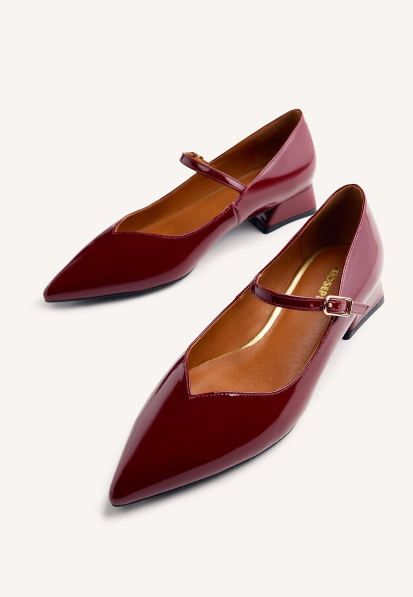ZAPATOS TACÓN EFECTO CHAROL WISHAW