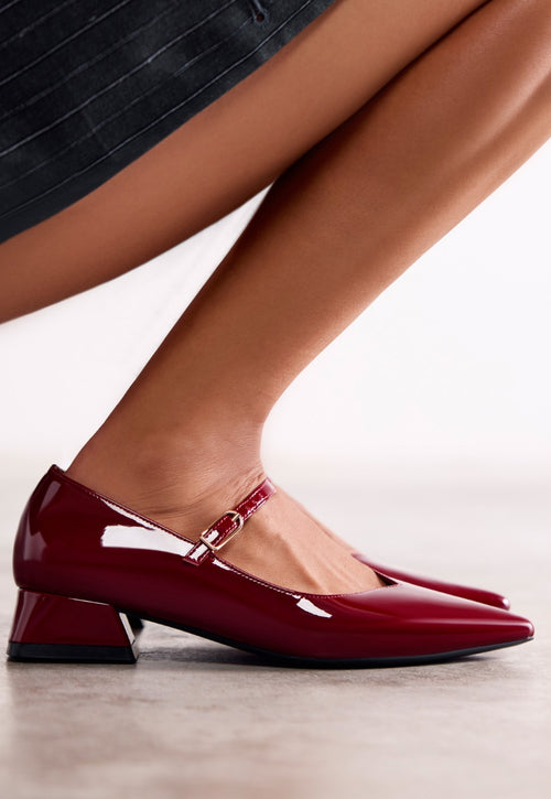 PATENT LEATHER EFFECT MARY-JANES WISHAW
