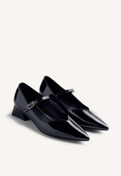 PATENT LEATHER EFFECT MARY-JANES WISHAW