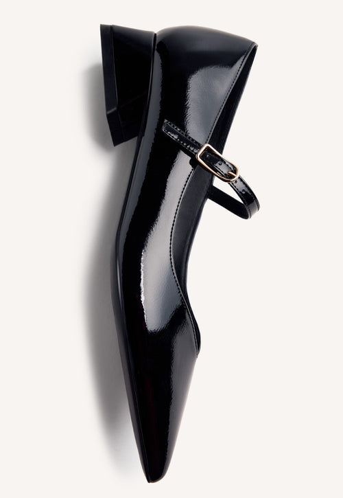 PATENT LEATHER EFFECT MARY-JANES WISHAW