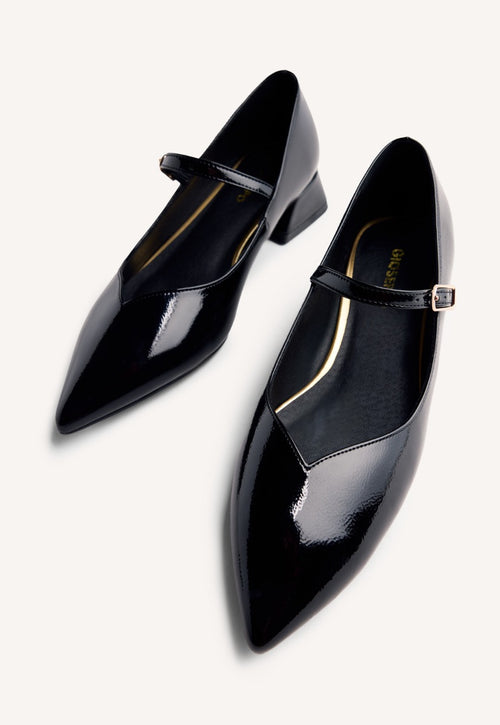 PATENT LEATHER EFFECT MARY-JANES WISHAW