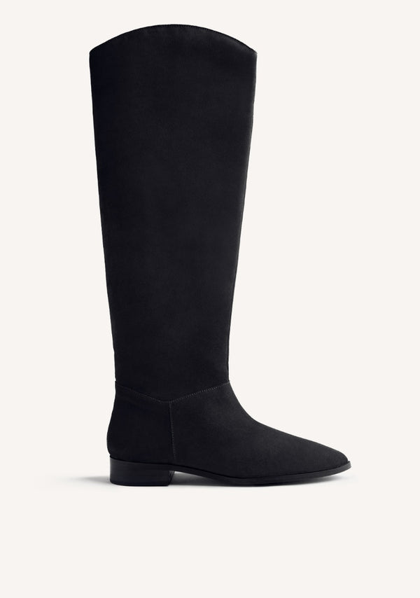 SUEDE LEATHER HIGH BOOTS FOSTORIA