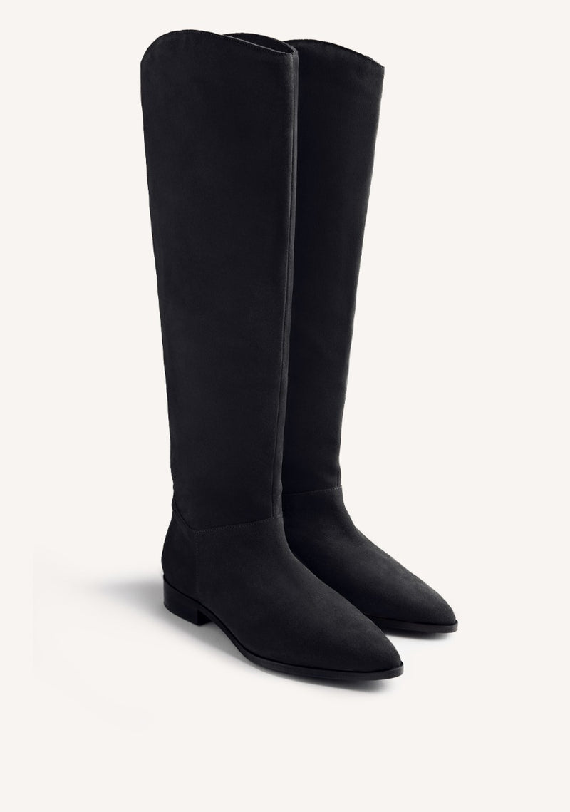 SUEDE LEATHER HIGH BOOTS FOSTORIA