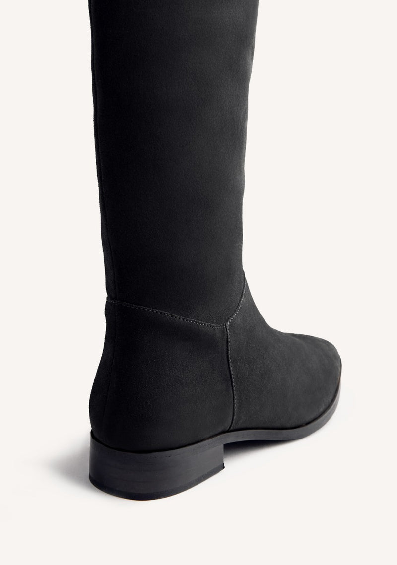 SUEDE LEATHER HIGH BOOTS FOSTORIA