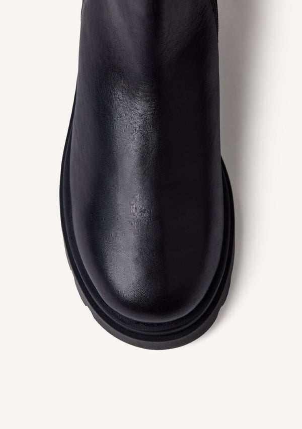 LEATHER BUCKLE BOOTS UBLY