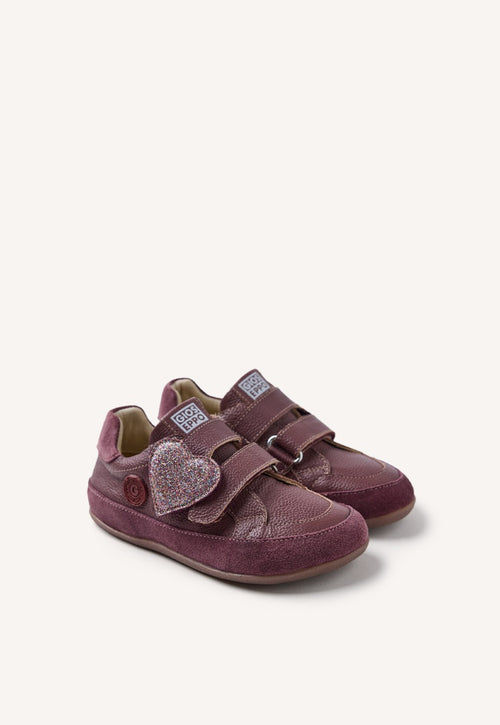 GIOSEPPO BAREFOOT - SHINEY LEATHER SNEAKERS RENVILLE