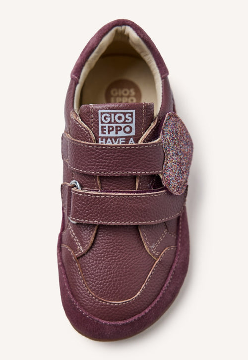 GIOSEPPO BAREFOOT - SHINEY LEATHER SNEAKERS RENVILLE