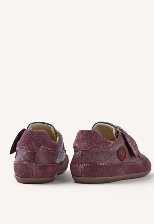 GIOSEPPO BAREFOOT - SHINEY LEATHER SNEAKERS RENVILLE