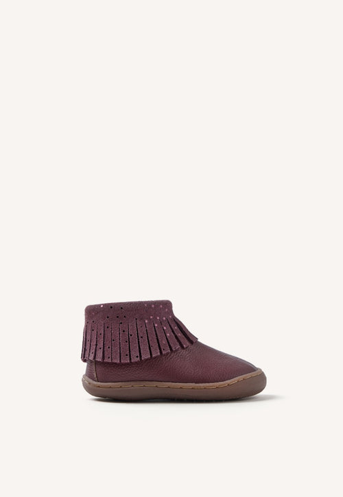 GIOSEPPO BAREFOOT - LEATHER BOOTS FRINGES LEVERING