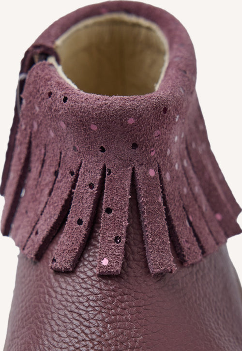 GIOSEPPO BAREFOOT - LEATHER BOOTS FRINGES LEVERING