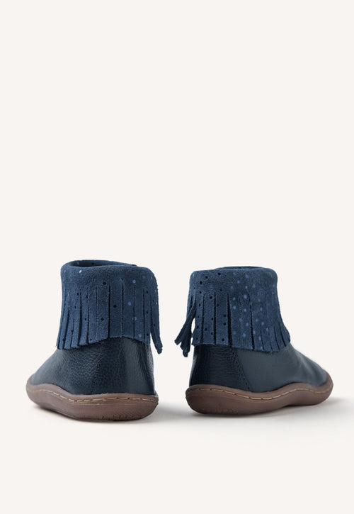 GIOSEPPO BAREFOOT - LEATHER BOOTS FRINGES LEVERING