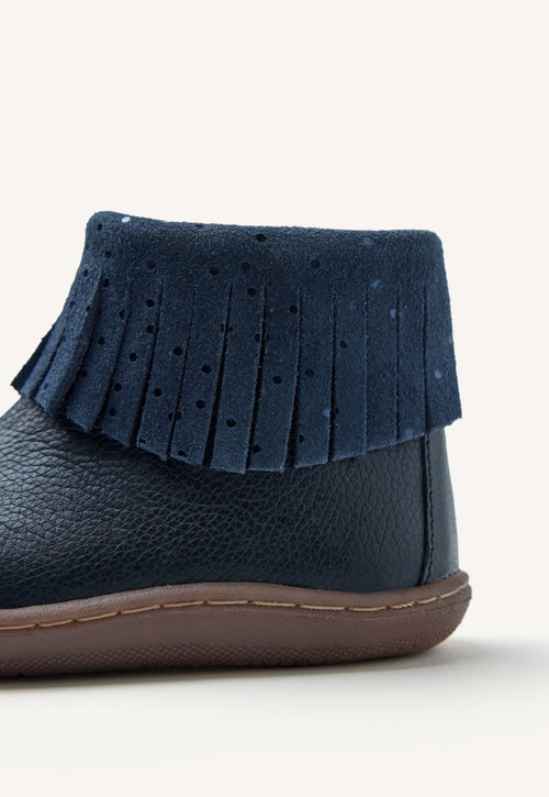 GIOSEPPO BAREFOOT - LEATHER BOOTS FRINGES LEVERING