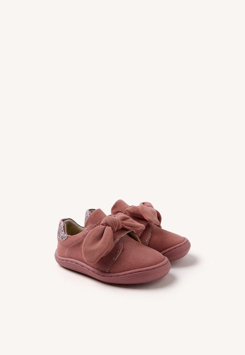 GIOSEPPO BAREFOOT - LEATHER SNEAKERS BOW GENOLA