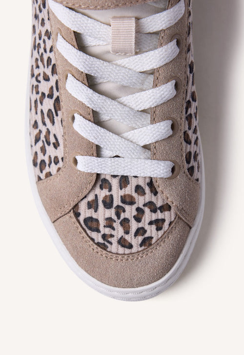 ANIMAL PRINT CORDUROY BOOTIE SNEAKERS KILKENY