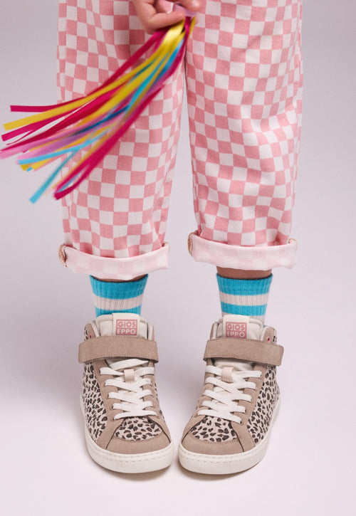 ANIMAL PRINT CORDUROY BOOTIE SNEAKERS KILKENY