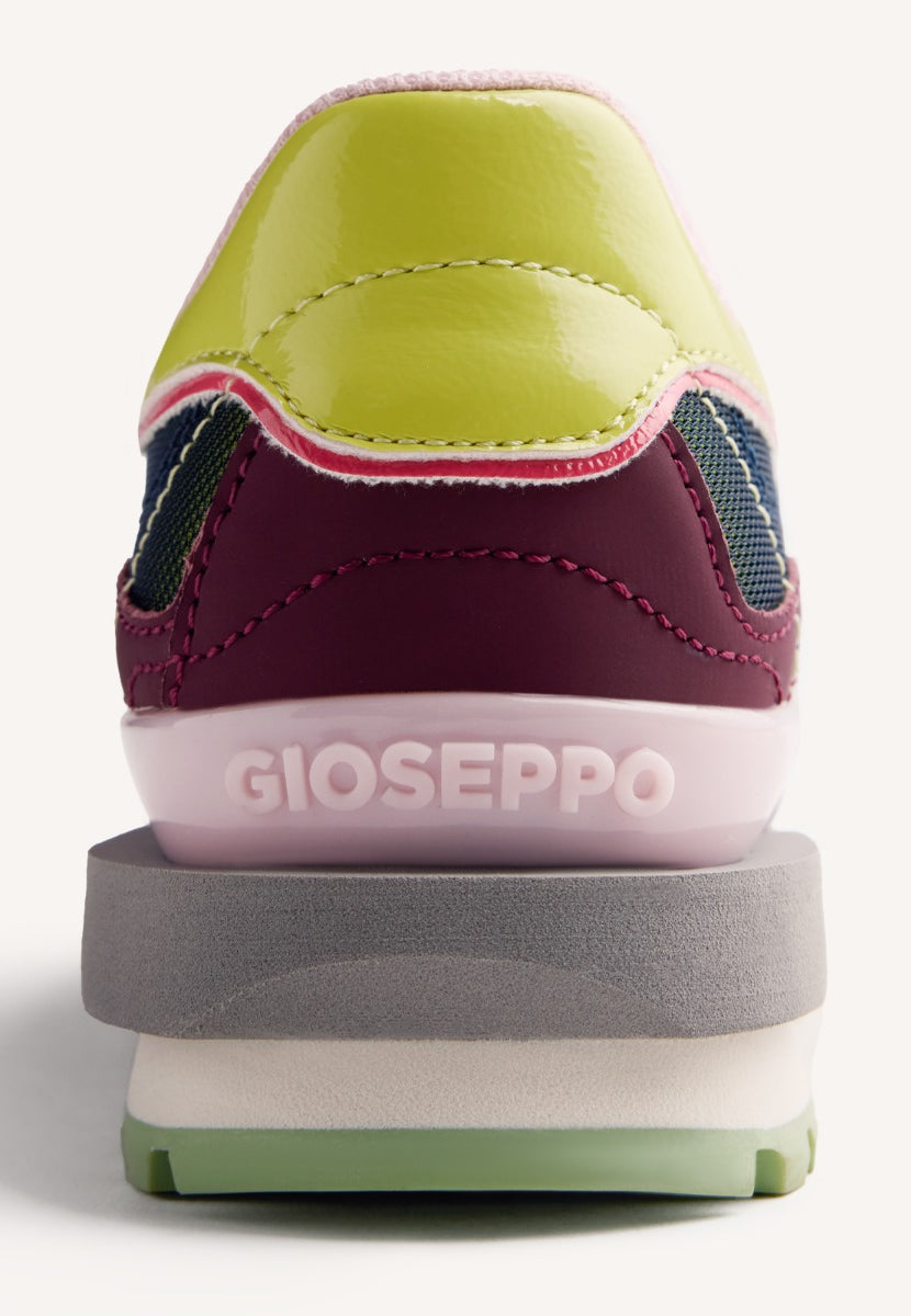 LEATHER AND NYLON SNEAKERS FORADA