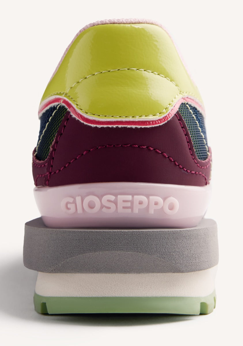 SNEAKERS PELLE E NYLON FORADA