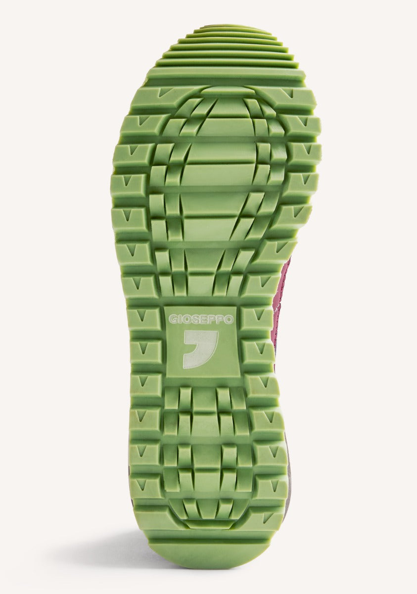 SNEAKERS PELLE E NYLON FORADA