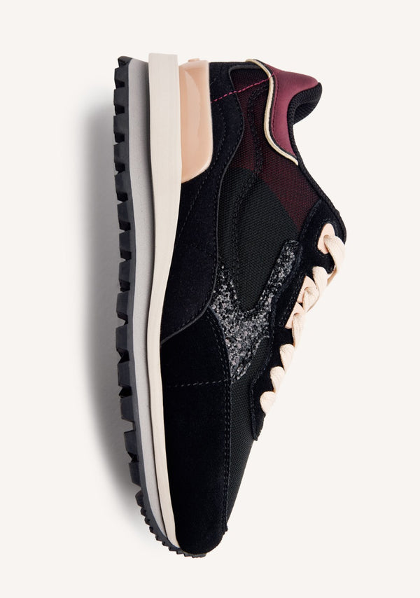 ZAPATILLAS PIEL Y BRILLO FOLEY