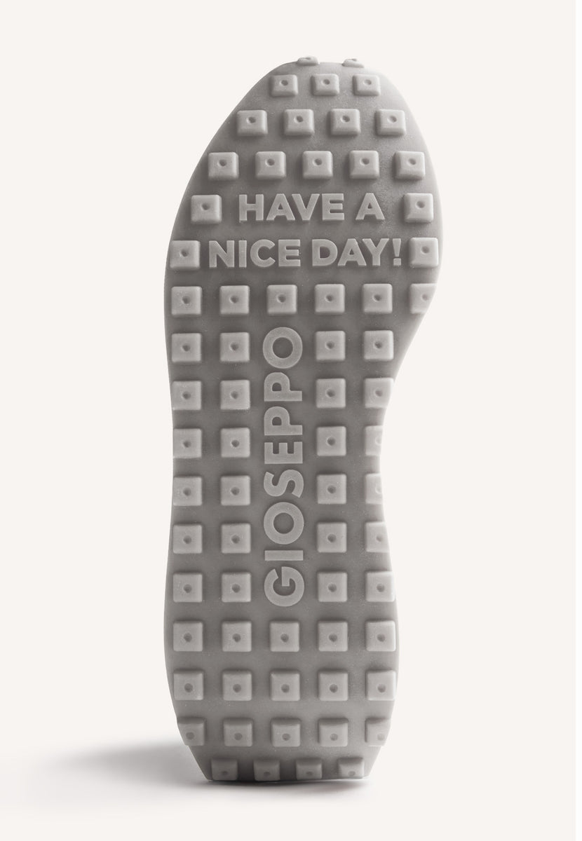 LEATHER AND FUR SNEAKERS LISMORE