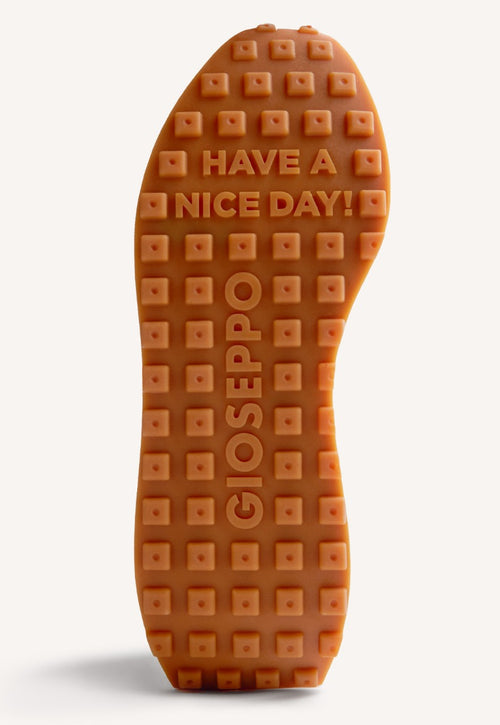 LEATHER AND FUR SNEAKERS LISMORE