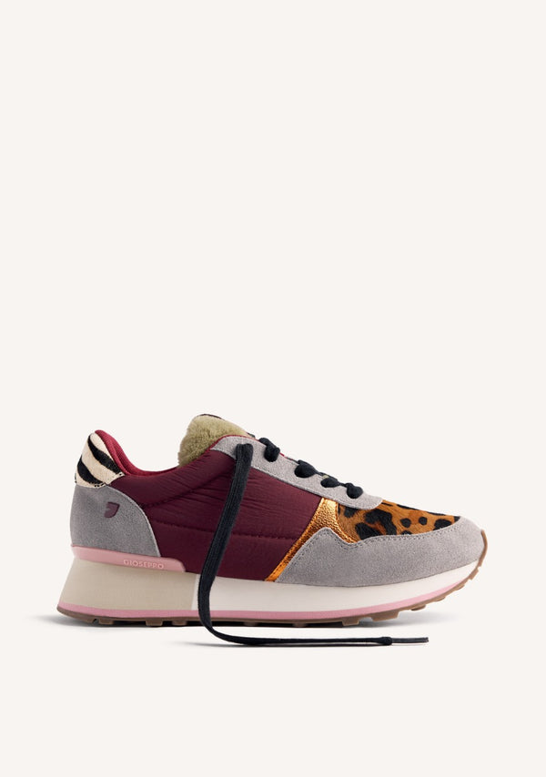 ZAPATILLAS PIEL ESTAMPADO ANIMAL Y PELO POSEN