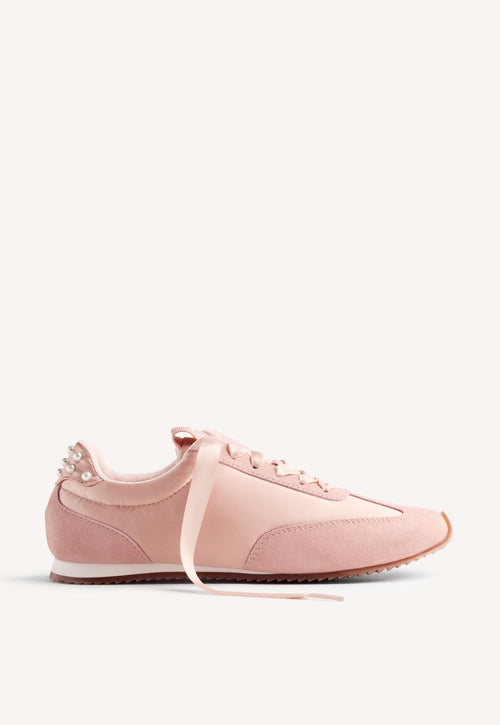 LEATHER SNEAKERS PEARLS CAPAC