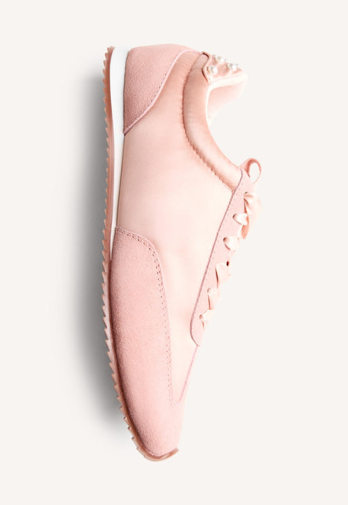 LEATHER SNEAKERS PEARLS CAPAC