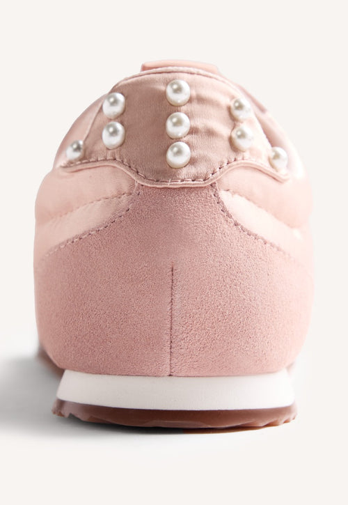 LEATHER SNEAKERS PEARLS CAPAC