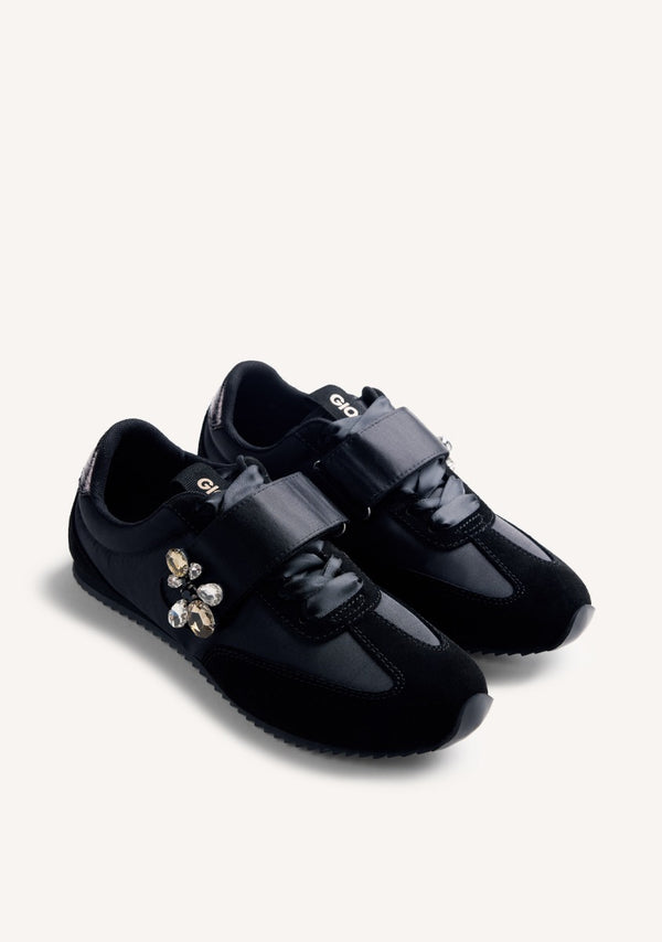 ZAPATILLAS PIEL Y SATÉN WASECA