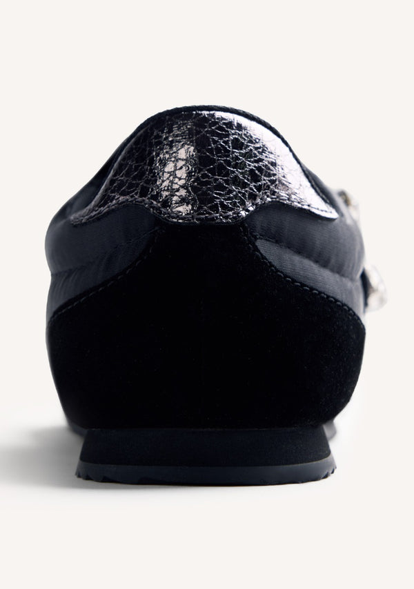 ZAPATILLAS PIEL Y SATÉN WASECA